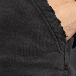 Hoodie BALENCIAGA Not Been Done Zippé molleton coton noir