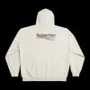 Hoodie BALENCIAGA sweat-shirt capuche coton beige Political Campaign
