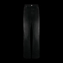 Jean flare AMIRI Stack denim noir délavé