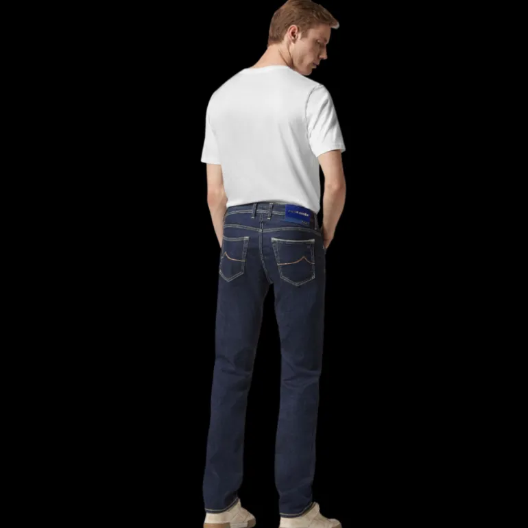 Jean JACOB COHEN Bard édition limitée denim coton bleu brut surpiqures