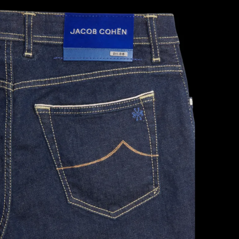 Jean JACOB COHEN Bard édition limitée denim coton bleu brut surpiqures