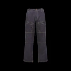 Jean Moncler x Mercedes-Benz by NIGO denim coton bleu brut