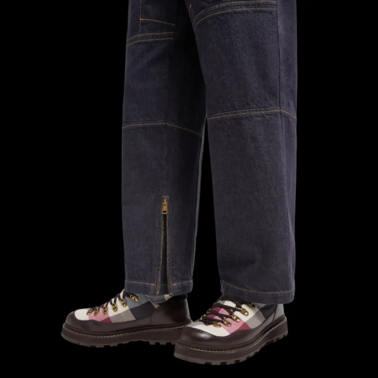 Jean Moncler x Mercedes-Benz by NIGO denim coton bleu brut