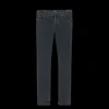 jean slim SAINT LAURENT denim coton bleu foncé noir