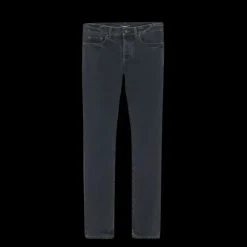 jean slim SAINT LAURENT denim coton bleu foncé noir