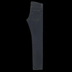 jean slim SAINT LAURENT denim coton bleu foncé noir