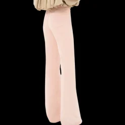 Jean taille haute CHLOE évasé denim coton bio rose poche rabat