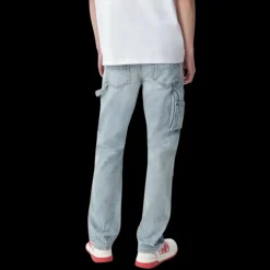 Jeans AMIRI Charpentier bleu clair delavé