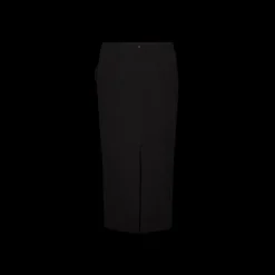 Jupe midi crayon MAGDA BUTRYM fleur 3D viscose noir