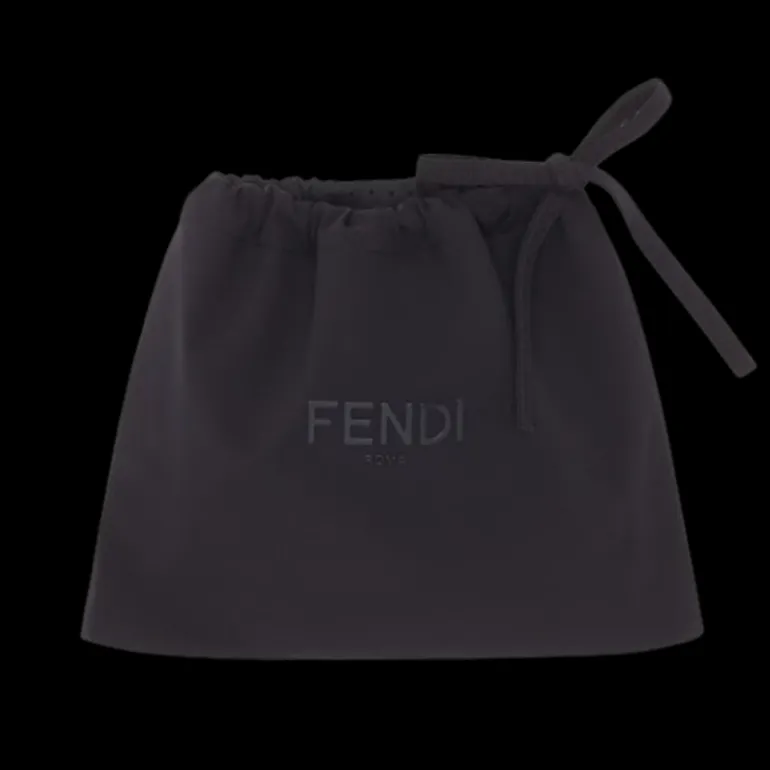 Maillot de bain FENDI Lycra® marron motif FF intégral