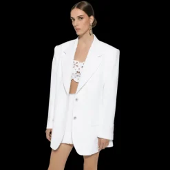 Mini jupe DOLCE GABBANA tweed coton raschel blanc