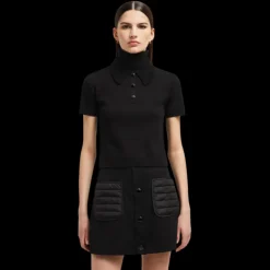 mini jupe MONCLER noir poche doudoune