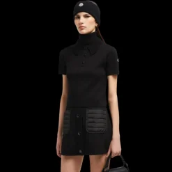 mini jupe MONCLER noir poche doudoune
