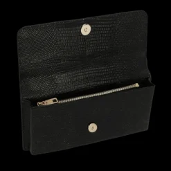 Mini sac pochette DOLCE & GABBANA cuir veau imprimé iguane noir