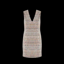 Mini-robe MISSONI sans manches à carreaux bouclé à sequins multicolore