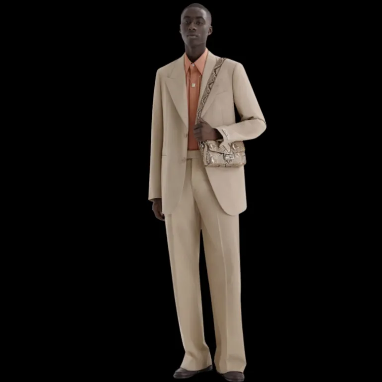 Mocassins FENDI cuir grainé marron Fendi O’Lock