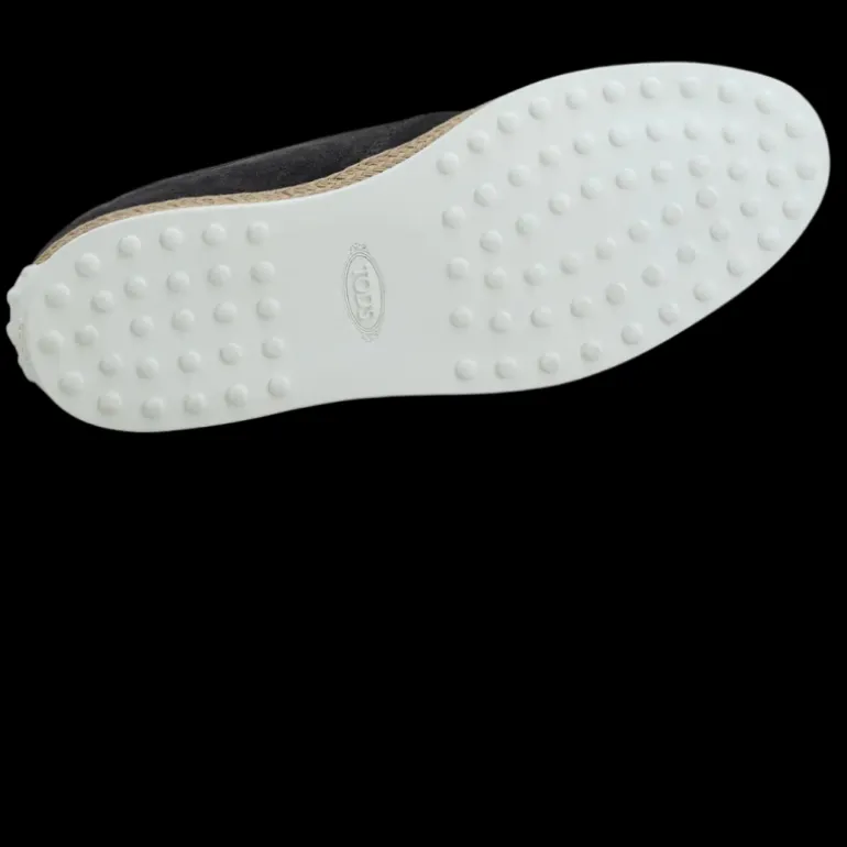 Mocassins Slip on TOD'S nubuck gris semelle corde