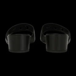 Mules talon DOLCE & GABBANA Bianca cuir noir logo DG ajouré