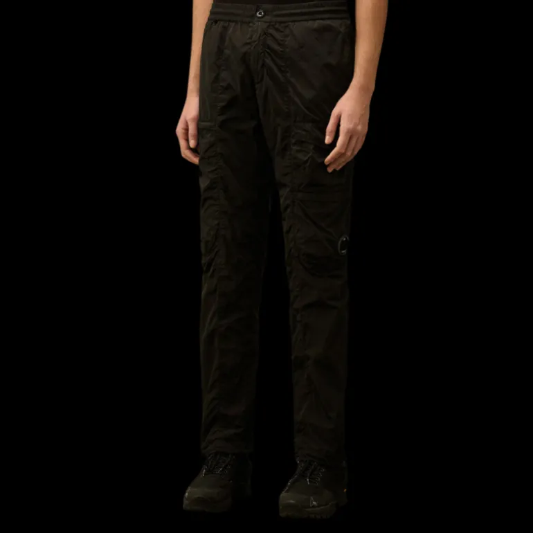 Pantalon cargo à lentille CP COMPANY nylon Chrome-R noir