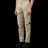 Pantalon cargo à lentille CP COMPANY nylon Chrome-R gris bleu