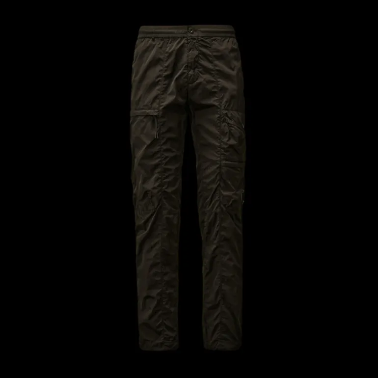 Pantalon cargo à lentille CP COMPANY nylon Chrome-R noir