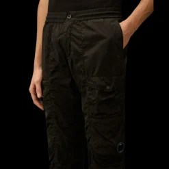 Pantalon cargo à lentille CP COMPANY nylon Chrome-R noir