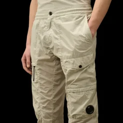 Pantalon cargo à lentille CP COMPANY nylon Chrome-R gris bleu