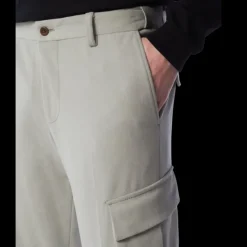 Pantalon Cargo CORNELIANI flanelle coton stretch gris clair