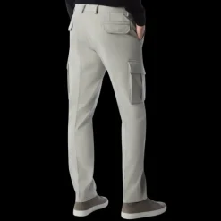 Pantalon Cargo CORNELIANI flanelle coton stretch gris clair