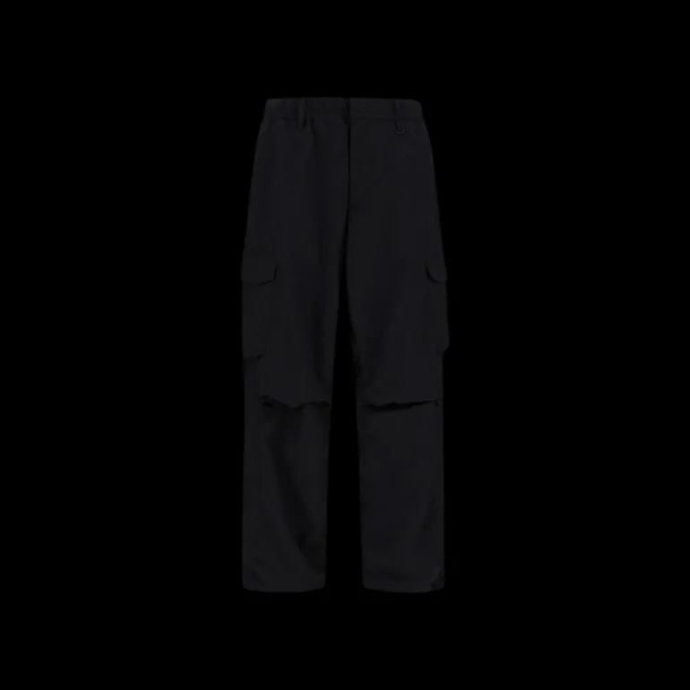 Pantalon cargo HERNO élastique nylon stretch noir Collection Laminar