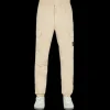 Pantalon Cargo STONE ISLAND coton léger camel bas élastique
