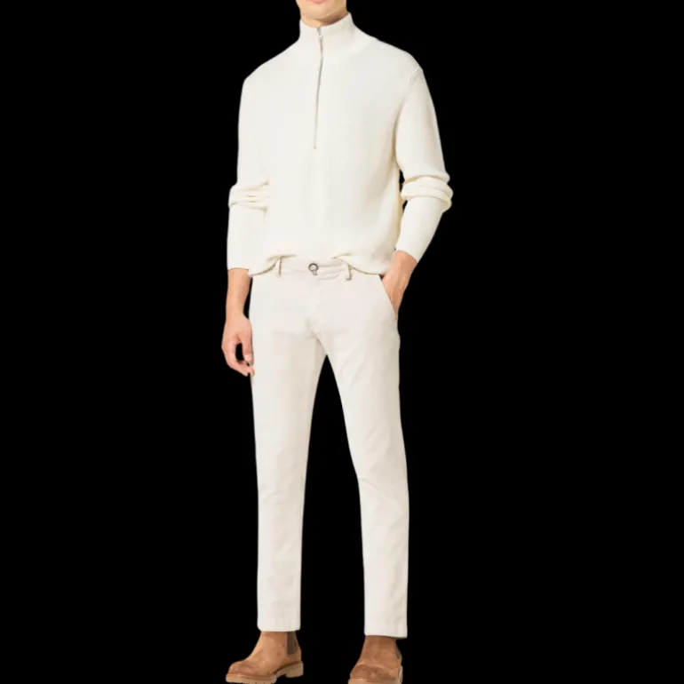 Pantalon chino ivoire Bobby Jacob Cohen