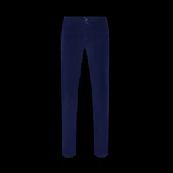 Pantalon chino JACOB COHEN Bobby coton velours côtelé bleu marine