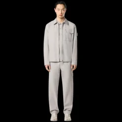 Pantalon chino STONE ISLAND Ghost toile coton déperlante badge ton sur ton