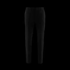 Pantalon cigarette ALEXANDER MCQUEEN slim laine mohair noir