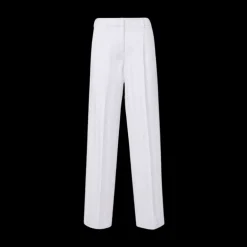 Pantalon classique MISSONI finition raschel chevrons blanc