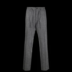 Pantalon CORNELIANI laine vierge gris taille élastique cordon