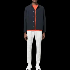 pantalon court HERNO nylon gris lien de resserrage