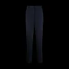 pantalon de costume ALEXANDER MCQUEEN coupe droite laine bleu marine