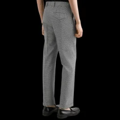 Pantalon de costume DOLCE & GABBANA revers laine vierge pied-de-poule