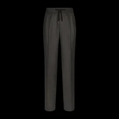 Pantalon de jogging DOLCE & GABBANA en flanelle laine vierge gris anthracite