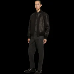 Pantalon de jogging DOLCE & GABBANA en flanelle laine vierge gris anthracite