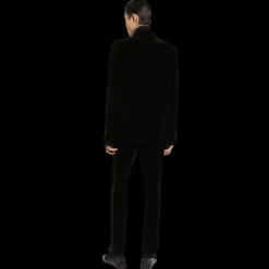 Pantalon de smoking DOLCE & GABBANA classique coton velours lisse noir