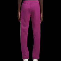 pantalon de survêtement jogging PALM ANGELS violet bande écrue logo