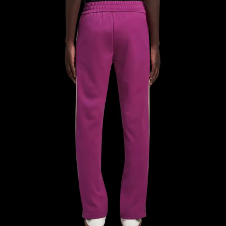 pantalon de survêtement jogging PALM ANGELS violet bande écrue logo