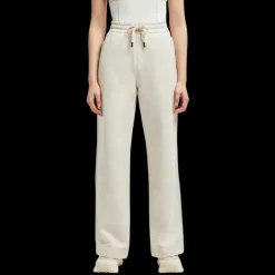 Pantalon de survêtement  MONCLER coton lin gris beige logo Grenoble