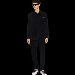 Pantalon DOLCE & GABBANA coton velours côtelé noir Réédition