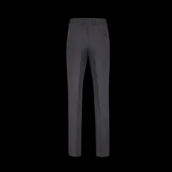 Pantalon droit à pinces Fendi Lin Gris Anthracite