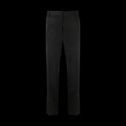 Pantalon fuselé ALEXANDER MCQUEEN coupe slim laine noire