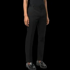 Pantalon fuselé ALEXANDER MCQUEEN coupe slim laine noire